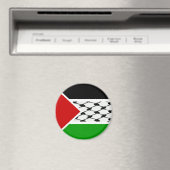 Palestine Keffiyeh Flag Magneet (Insitu (Vaatwasser))