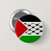 Palestine Keffiyeh Flag Ronde Button 5,7 Cm (Voorkant /achterkant)