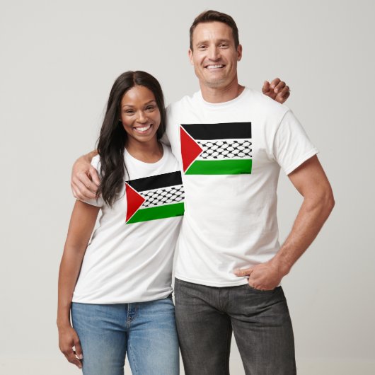 Palestine Keffiyeh Flag T-shirt (Unisex)