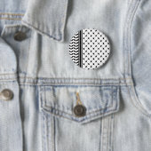 Palestine Keffiyeh Patroon Sjaal Ronde Button 5,7 Cm (In situ)