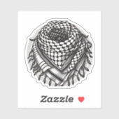 PALESTINE keffiyeh Sticker (Vel)