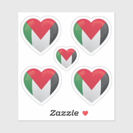 Palestine Liefde Icon Sticker (Vel)
