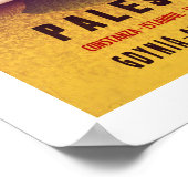 Palestine Line Poster (Hoek)