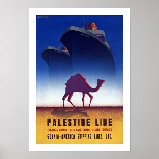 Palestine Line Poster (Voorkant)
