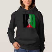 palestine map and flag hoodie (Voorkant)