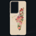 Palestine Map Floral met al mijn liefde Samsung Galaxy Hoesje<br><div class="desc">De Palestijnse plattegrond is gevuld met bloemen,  op een beige en bloemige achtergrond. De woorden in het arabisch lezen met al mijn liefde. Een klassiek ontwerp voor een modern apparaat. Koop dit vandaag,  maakt een geweldig cadeau voor vrouw,  verloofde,  zus,  vriend of voor jezelf.</div>