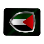 Palestine Metallic Emblem Magneet (Horizontaal)