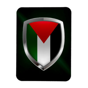 Palestine Metallic Emblem Magneet