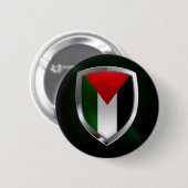 Palestine Metallic Emblem Ronde Button 5,7 Cm (Voorkant /achterkant)