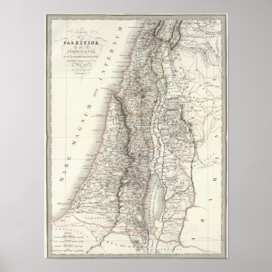 Palestine ou Terre Sainte - Het Heilige Land Poster (Voorkant)