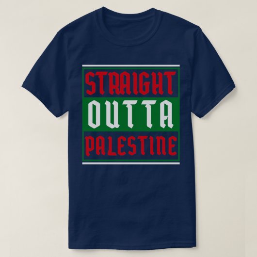 Palestine-Palestijnse Pride Gift Palestine T-shirt (Design voorkant)