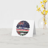 Palestine Palestinian Australian Tree Kaart (Gele Bloem)