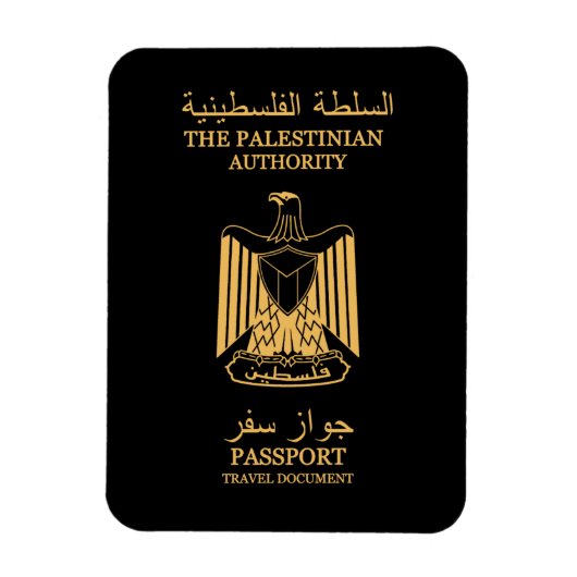 Palestine passport magneet (Verticaal)