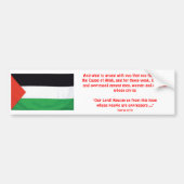 PALESTINE Qur'an 4:75 Bumpersticker (Voorkant)