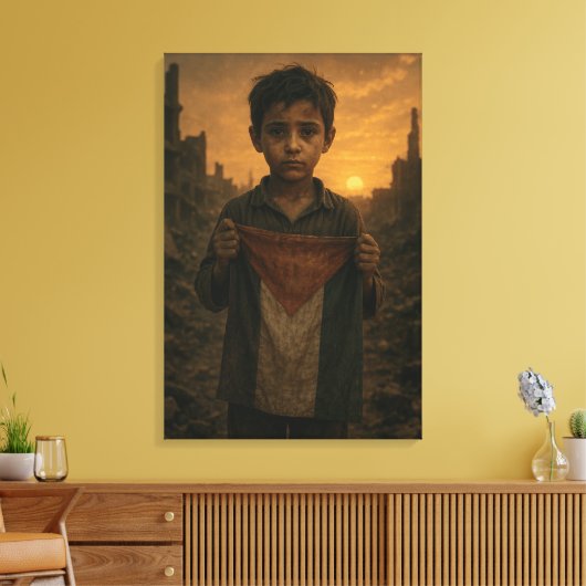 Palestine Resilience Canvas (Insitu (Woonkamer))