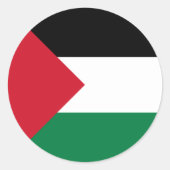 palestine ronde sticker (Voorkant)