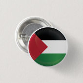 Palestine  Round Icon Flag Ronde Button 3,2 Cm (Voorkant /achterkant)