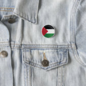 Palestine  Round Icon Flag Ronde Button 3,2 Cm (In situ)