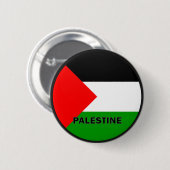 Palestine Roundel-kwaliteitsvlag Ronde Button 5,7 Cm (Voorkant /achterkant)