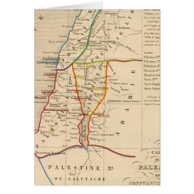 Palestine sous Constantin le Grand, 330 apres JC (Voorkant)