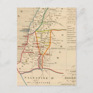 Palestine sous Constantin le Grand, 330 apres JC Briefkaart
