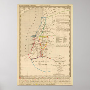 Palestine sous Constantin le Grand, 330 apres JC Poster