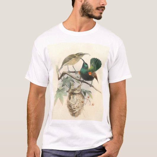 Palestine Sunbird, een familie T-shirt (Voorkant)