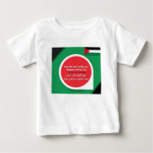 Palestine Support Baby T-shirt (Voorkant)
