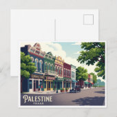 Palestine Texas Briefkaart (Voorkant / Achterkant)