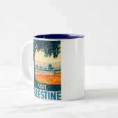 PALESTINE TWEEKLEURIGE KOFFIEMOK (Voorkant links)