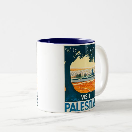 PALESTINE TWEEKLEURIGE KOFFIEMOK (Voorkant rechts)