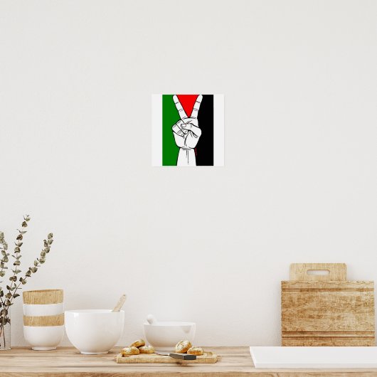 Palestine Victory Poster (Keuken)
