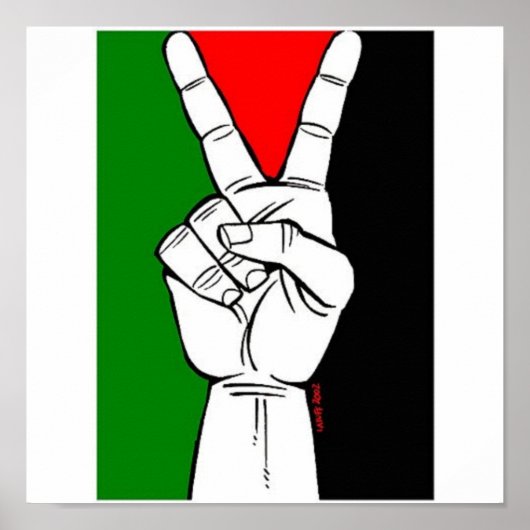 Palestine Victory Poster (Voorkant)