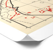 Palestine Village Map 1949 Poster (Hoek)