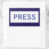 Palestine: We are Human, We are Equal Rechthoekige Sticker (Tas)