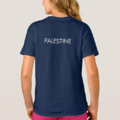 Palestine: We are Human, We are Equal T-shirt (Achterkant)