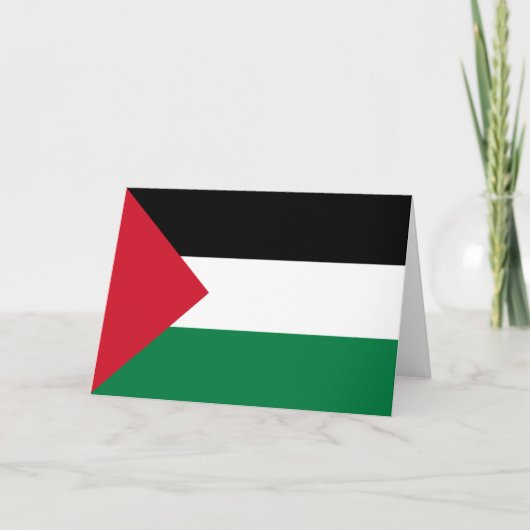 palestine wenskaart kaart (Voorkant)