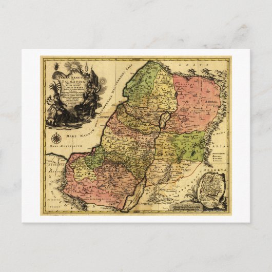 PalestinePanoramaPalestine 4 Briefkaart (Voorkant)