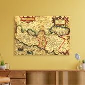PalestinePanoramaPalestine 4 Canvas Afdruk (Insitu (Woonkamer))