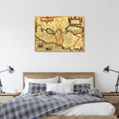 PalestinePanoramaPalestine 4 Canvas Afdruk (Insitu (Slaapkamer))