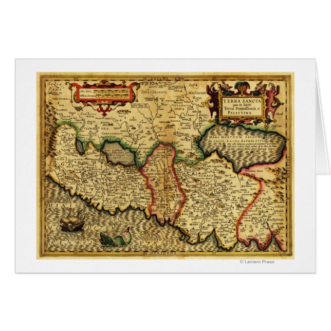 PalestinePanoramic MapPalestine 5 (Voorkant Horizontaal)