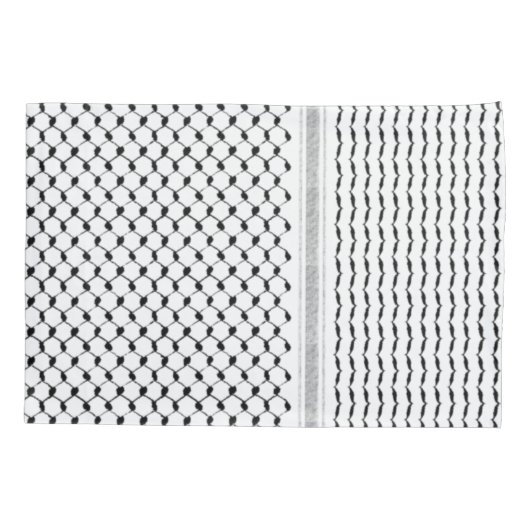 Palestinian Arabic Kufiya Pattern Customized Kussensloop (Achterkant)