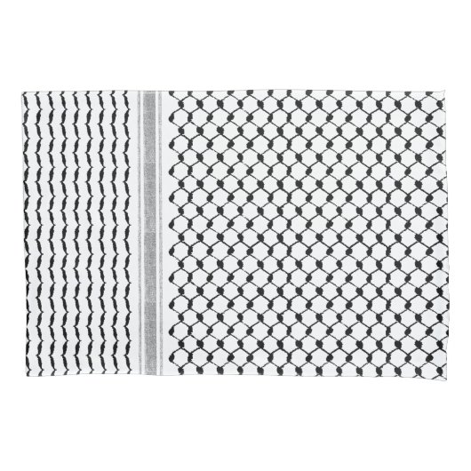 Palestinian Arabic Kufiya Pattern Customized Kussensloop (Voorkant)