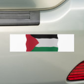 Palestinian flag bumpersticker (Op auto)