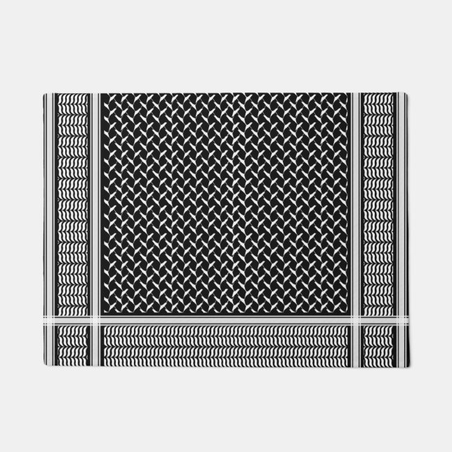 Palestinian Keffiyeh Deurmat (Voorkant)