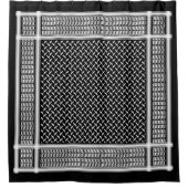 Palestinian Keffiyeh Douchegordijn (Voorkant)