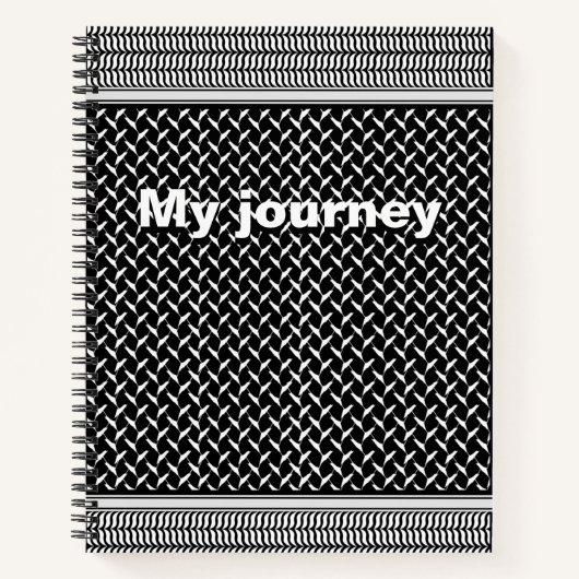 Palestinian Keffiyeh Notitieboek (Voorkant)