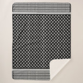 Palestinian Keffiyeh Sherpa Deken (Voorkant)