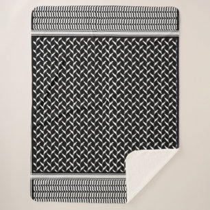 Palestinian Keffiyeh Sherpa Deken