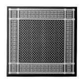 Palestinian Keffiyeh Tegeltje (Voorkant)